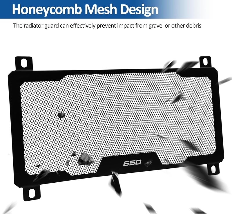 XIDAODIT Radiator Cover Grille Guard Protection Compatible with Kawasaki Ninja650 Z650 Z 650 RS Z650RS 2021-2025 - Image 4